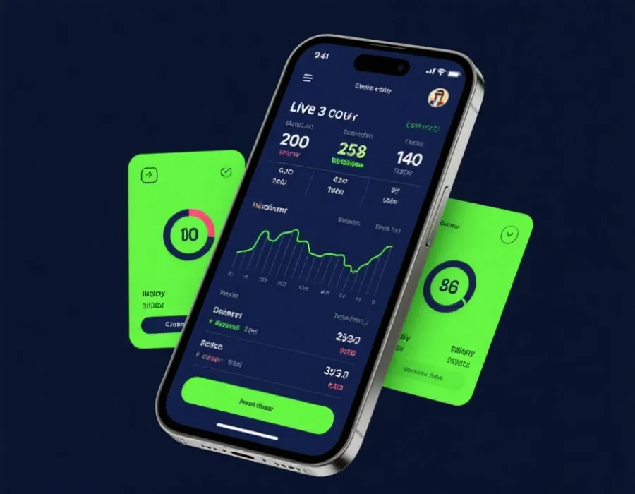 欧冠滚球APP界面示意图